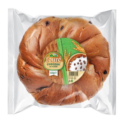 FOURE COZONAC CU STAFIDE 400 G (6B)