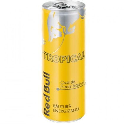 RED BULL TROPICAL 250ml DZ 12/BAX SGR*