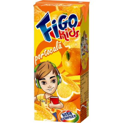 FIGO KIDS PORTOCALE 0.2L 24/BAX BUCATA
