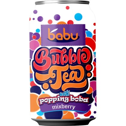 BABU BUBBLE TEA FRUCTE PADURE 315ml 24/BAX SGR*