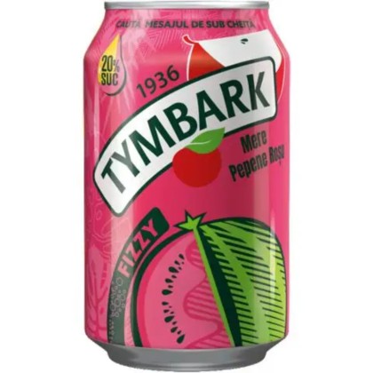 TYMBARK FIZZY MERE PEPENE ROSU DZ 0.33L 12/BAX SGR*BUCATA