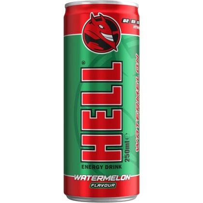 HELL ENERGY DRINK WATERMELON 250ml 24/BAX SGR*