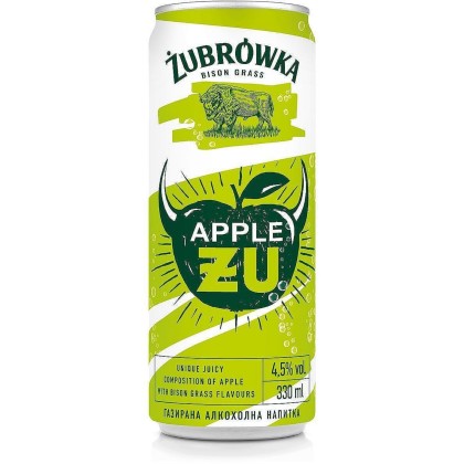 ZUBROWKA SODA ZU APPLE 4.5% 0.33L 24/BAX SGR*