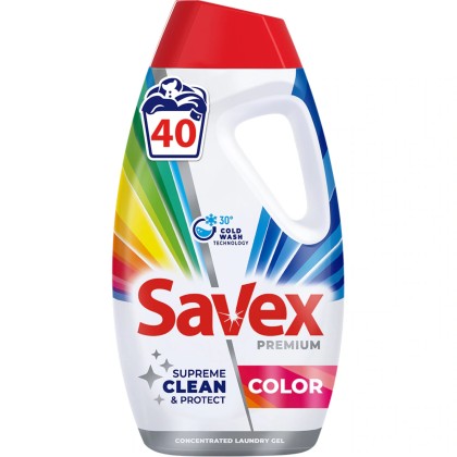 SAVEX PREMIUM DETERGENT LICHID 1.8L 40SP COLOR*6