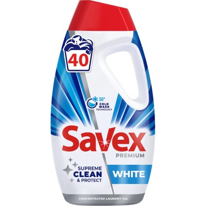 SAVEX PREMIUM DETERGENT LICHID 1.8L 40SP WHITE*6