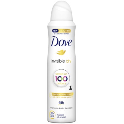 DOVE DEO 250ML WOM INVISIBLE DRY*6