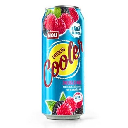 URSUS COOLER NA ZMEURA SI MURE 500ML 1X24 SGR*