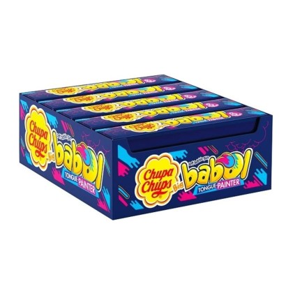 CHUPA CHUPS BIG BABOL TONGUE PAINTER GUM 27.6G