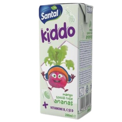 SANTAL KIDDO ANANAS-MANGO 0.2L 18/BAX
