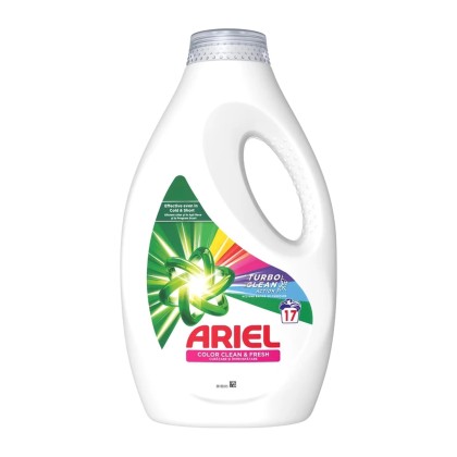 ARIEL DETERGENT LICHID 0.850L 17SP COLOR CLEAN&FRESH*4