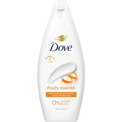 DOVE GEL DE DUS 450ML WOM FRUITY NOURSIH 0%SULFAT*12