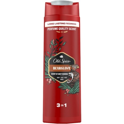 OLD SPICE GEL DE DUS&SAMPON 400ML 2IN1 BEARGLOVE*6