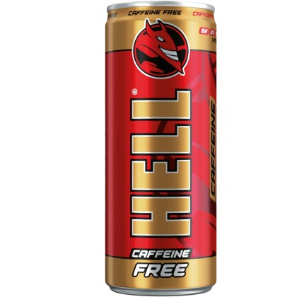 HELL ENERGY DRINK CAFFEINE FREE 250ML 24/BAX SGR*
