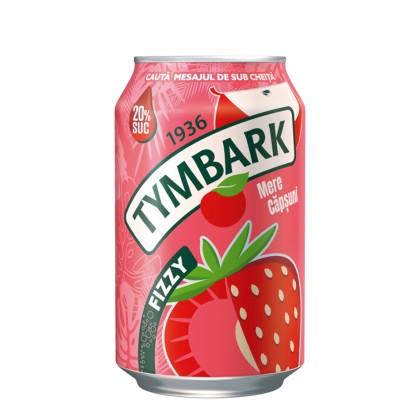 TYMBARK FIZZY MERE CAPSUNI DZ 0.33L 12/BAX SGR* BUCATA