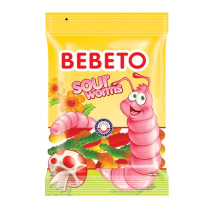 BEBETO SOUR WORMS18G