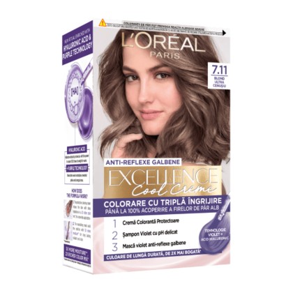 LOREAL EXCELLENCE COOL VOPSEA PAR 7.11*6
