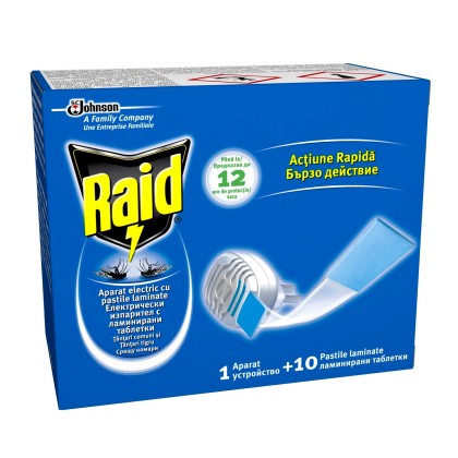 RAID APARAT TANTARI+10 PASTILE*12
