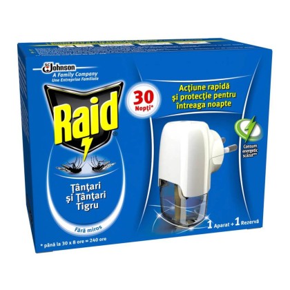 RAID APARAT TANTARI+REZERVA LICHIDA 21ML*12