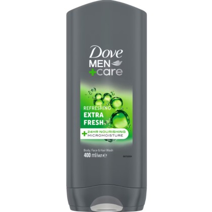 DOVE GEL DE DUS 400ML MEN EXTRA FRESH*12