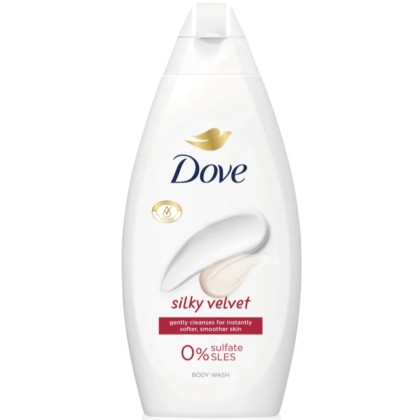 DOVE GEL DE DUS 450ML WOM SILKY VELVET*12