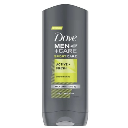 DOVE GEL DE DUS 400ML MEN SPORT ACTIVE+FRESH*12