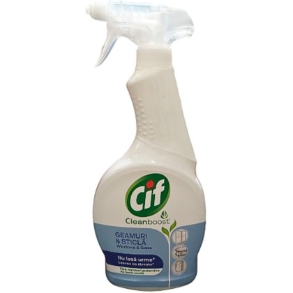 CIF SOLUTIE  GEAM POMPA 500ML CLEAN BOOST*12