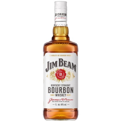 JIM BEAM WHITE BOURBON 40% 1L (12) SGR*