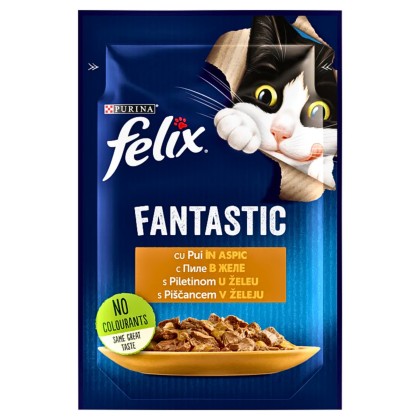 FELIX FANTASTIC CHICKEN PLIC 85G(26BUC)