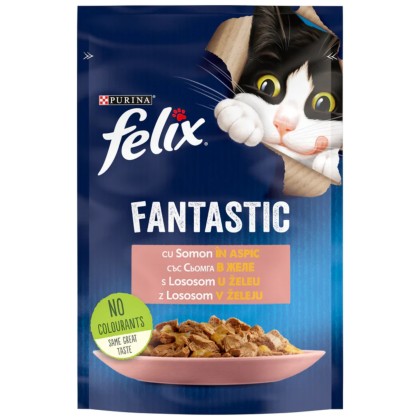 FELIX FANTASTIC SALMON PLIC 85G (26BUC)