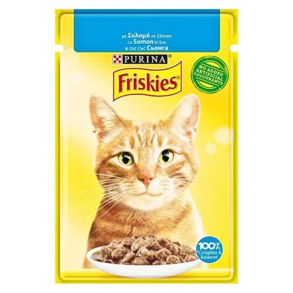 FRISKIES ADULT CAT SOMON 85G(26BUC)