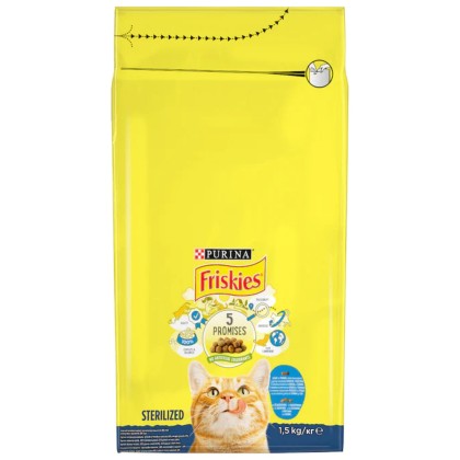 FRISKIES STERILE CAT SMN&VEG 1.5KG (6BUC)
