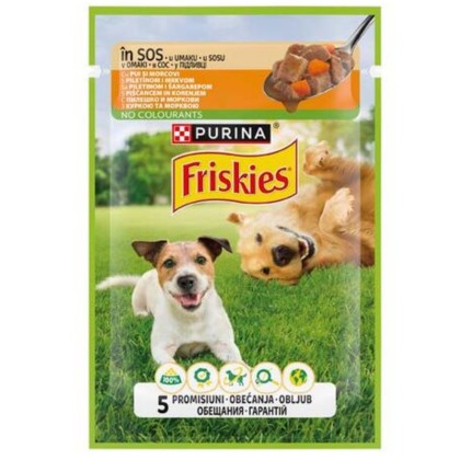 FRISKIES JUNIOR DOG CHKN&CRT 100GR (20BUC)