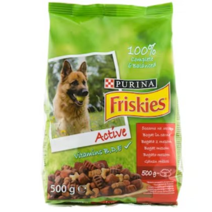 FRISKIES ACT DOG DUO MEAT 500G (12BUC)