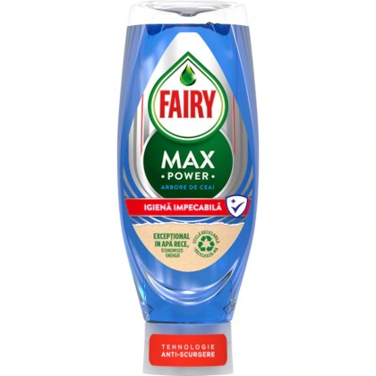 FAIRY DETERGENT VASE 650ML MAX POWER TEA TREE*8