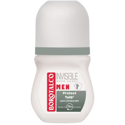 BOROTALCO ROLL-ON 50ML MEN DRY INVISIBLE*6