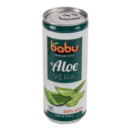 BABU ALOE VERA ORIGINAL ZERO DZ 240ml 30/BAX SGR*