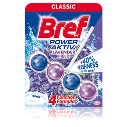 BREF ODORIZANT WC POWER AKTIV LAVANDA 50GR*10