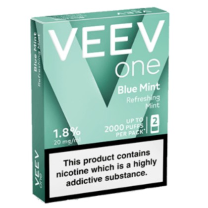VEEV ONE BLUE MINT 1.8% 1 POD PACK