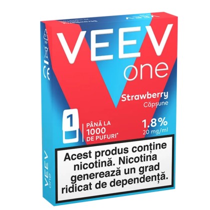 VEEV ONE STRAWBERRY 1.8%1POD PACK