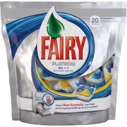 FAIRY CAPSULE MASINA VASE ALL IN1 20BUC PLATINIUM PLUS