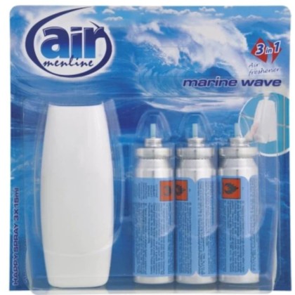 HAPPY SPRAY APARAT 3X15ML AIR MENLINE MARINE WAVE