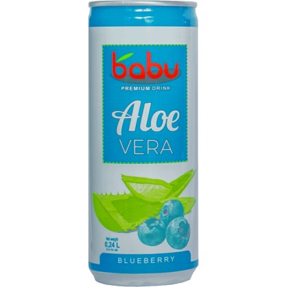 BABU ALOE VERA AFINE DZ 240ml 30/BAX SGR*