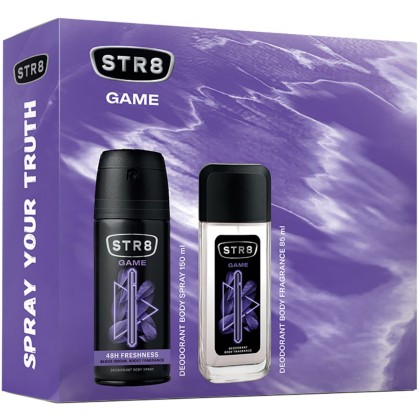 STR 8 SET M(GEL DUS250ML+ DNS 85ML)GAME*6