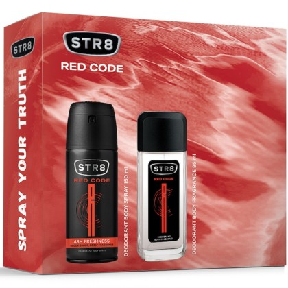 STR 8 SET M(GEL DUS250ML+ DNS 85ML)RED CODE*6