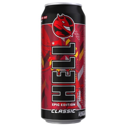 HELL CLASSIC DRINK 500ml 12/BAX SGR*