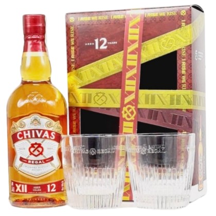 CHIVAS REGAL 12YO 0,7L +2PAHARE (4)