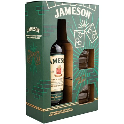 JAMESON IRISH WISKEY 40% CU 2 PAHARE