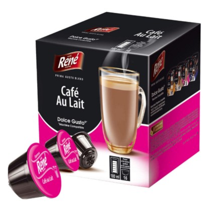 RENE CAPSULE AU LAIT 160G(16BUC/CUT)