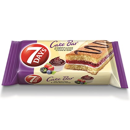 7DAYS CAKE BAR BERRIES&VANILLA 32G (16B)