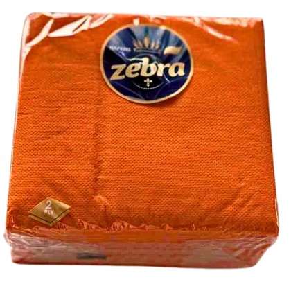 SERVETELE DE MASA DELUXE ORANGE 33*33 2/STR